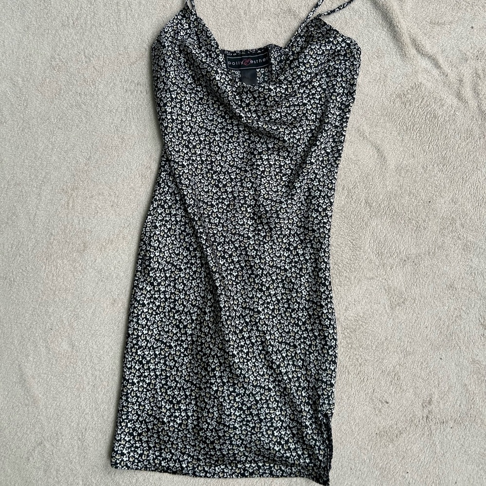 Ditsy Floral Mini Slip Dress